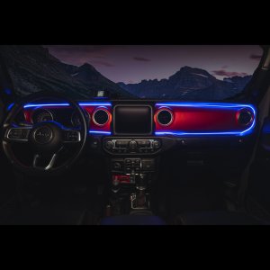 Jeep Gladiator JT LED Dash Strip Kit - Interior - ORACLE Lighting - Dynamic ColorSHIFT - `20-`23